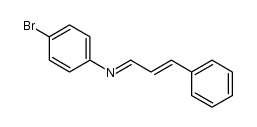 4-bromo-N-cinnamyliden-aniline Structure