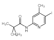 N-(5-Iodo-4-methyl-pyridin-2-yl)-2,2-dimethyl-propionamide Structure