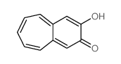 10-hydroxybicyclo[5.4.0]undeca-1,3,5,7,10-pentaen-9-one结构式