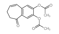 (9-acetyloxy-2-oxo-10-bicyclo[5.4.0]undeca-5,7,9,11-tetraenyl) acetate结构式