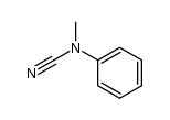 N-methyl-N-phenylcyanamide Structure