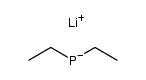 lithium diethylphosphide Structure