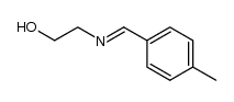 2-(p-methylbenzylideneamino)ethanol结构式