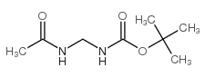 Carbamic acid, [(acetylamino)methyl]-, 1,1-dimethylethyl ester (9CI) structure