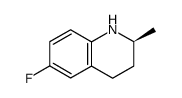 (S)-6-FLUORO-2-METHYL-1,2,3,4-TETRAHYDROQUIOLINE结构式