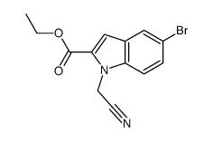 ETHYL5-BROMO-1-(CYANOMETHYL)-1H-INDOLE-2-CARBOXYLATE图片