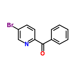 (5-Bromo-2-pyridinyl)(phenyl)methanone Structure
