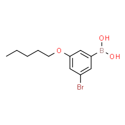 5-Bromo-3-pentyloxyphenylboronic acid picture