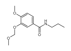 4-methoxy-3-(methoxymethoxy)-N-propylbenzamide结构式