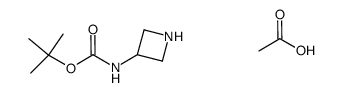 3-N-Boc-Aminoazetidine Acetate结构式
