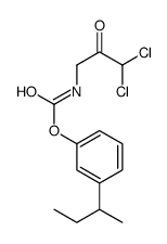 (3-butan-2-ylphenyl) N-(3,3-dichloro-2-oxopropyl)carbamate Structure