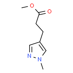 Methyl 3-(1-methyl-1H-pyrazol-4-yl)propanoate Structure