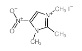 1H-Imidazolium,1,2,3-trimethyl-4-nitro-, iodide (1:1) Structure