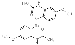 m-Acetanisidide,6',6'''-diselenobis- (8CI) structure