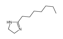 2-heptyl-4,5-dihydro-1H-imidazole结构式