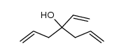 4-ethenyl-1,6-heptadien-4-ol Structure