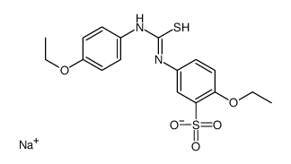 sodium,2-ethoxy-5-[(4-ethoxyphenyl)carbamothioylamino]benzenesulfonate Structure