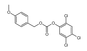 2,4,5-trichlorophenyl p-methoxybenzyl carbonate结构式