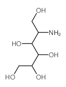 Glucitol,2-amino-2-deoxy- Structure