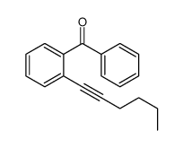 (2-hex-1-ynylphenyl)-phenylmethanone Structure