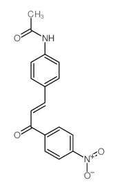 Acetamide,N-[4-[3-(4-nitrophenyl)-3-oxo-1-propen-1-yl]phenyl]-结构式