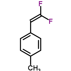 1-(2,2-Difluorovinyl)-4-methylbenzene结构式