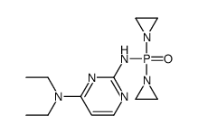 2-N-[bis(aziridin-1-yl)phosphoryl]-4-N,4-N-diethylpyrimidine-2,4-diamine结构式