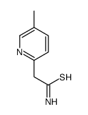 2-(5-methylpyridin-2-yl)ethanethioamide Structure