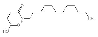 Butanoic acid,4-(dodecylamino)-4-oxo-结构式