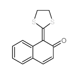 1-(1,3-dithiolan-2-ylidene)naphthalen-2-one Structure