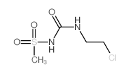 3-(2-chloroethyl)-1-methylsulfonyl-urea结构式