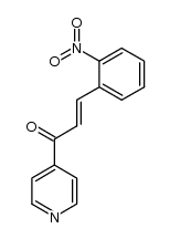 3-(2-nitro-phenyl)-1-pyridin-4-yl-propenone Structure