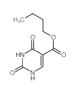 butyl 2,4-dioxo-1H-pyrimidine-5-carboxylate结构式
