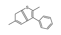 6H-Cyclopenta[b]thiophene, 2,5-dimethyl-3-phenyl- picture