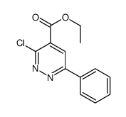 ethyl 3-chloro-6-phenylpyridazine-4-carboxylate Structure