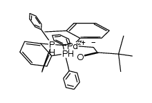 Pd(1,2-bis(diphenylphosphino)benzene)(C6H4-2-CH3)(CH2C(O)C(CH3)3) Structure