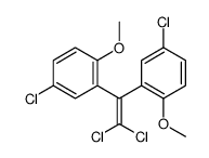 4-chloro-2-[2,2-dichloro-1-(5-chloro-2-methoxyphenyl)ethenyl]-1-methoxybenzene结构式
