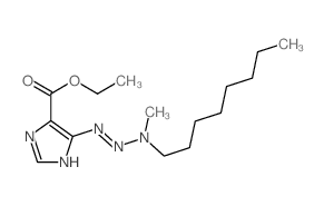 ethyl (5E)-5-[(methyl-octyl-amino)hydrazinylidene]imidazole-4-carboxylate Structure