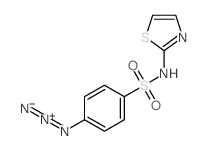 imino-[4-(1,3-thiazol-2-ylsulfamoyl)phenyl]imino-azanium结构式
