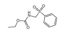 N-(Phenylsulfonylmethyl)-urethan Structure