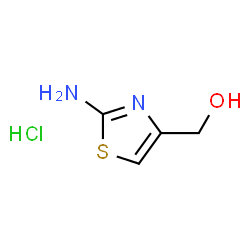 2-氨基-4-(羟甲基)噻唑盐酸盐结构式