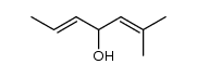 2-methyl-hepta-2,5-dien-4-ol结构式