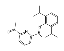 1-(6-((E)-1-(2,6-diisopropylphenylimino)ethyl)pyridin-2-yl)ethanone Structure