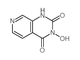 Pyrido[3,4-d]pyrimidine-2,4(1H,3H)-dione,3-hydroxy- Structure