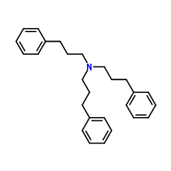 3-Phenyl-N,N-bis(3-phenylpropyl)-1-propanamine结构式