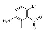 4-bromo-2-methyl-3-nitroaniline Structure