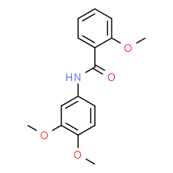2-Methoxy-N-(3,4-dimethoxyphenyl)benzamide Structure