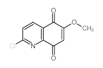 2-chloro-6-methoxy-quinoline-5,8-dione Structure