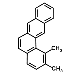 Dimethyl-1,2-benzanthracene Structure