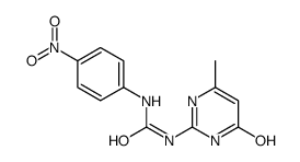 1-(6-methyl-4-oxo-1H-pyrimidin-2-yl)-3-(4-nitrophenyl)urea结构式